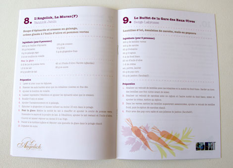 brochure de recettes 16 soupes Fourchette verte Genève